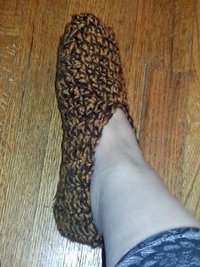 Chocolate Caramel Slippers | AllFreeCrochet.com