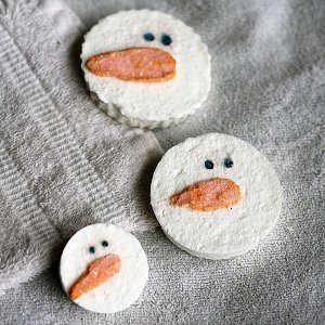 Adorable Snowman Soap Bars