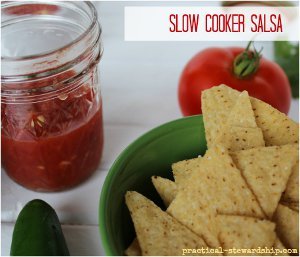 Homemade Slow Cooker Salsa