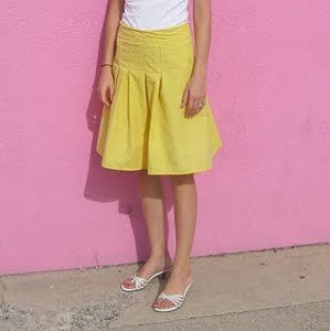 Mellow Yellow Free Skirt Pattern