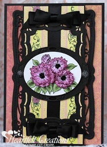 Tuxedo Blooms DIY Card