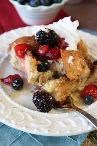 Overnight Berry French Toast