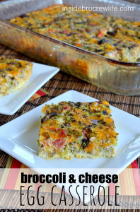 Broccoli and Cheese Egg Casserole