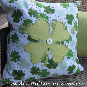 Comfy Shamrock Pillow