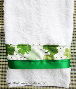 Dollar Store Handmade Towels