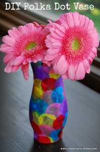 Adorable Polka Dot Vase