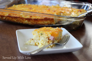 Ham and Egg Breakfast Casserole