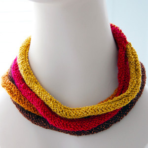 Layered Knit Necklace