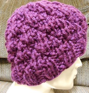 Purple Posies Hat