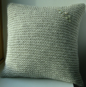 Vintage Button Pillow Cover