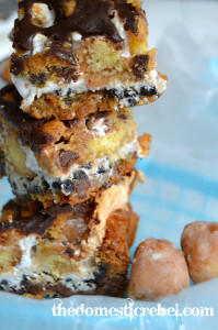 Heavenly Hash Donut Blondies