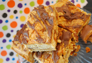 Butterfinger Blondie Bars