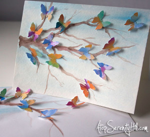 Hello Butterflies Card