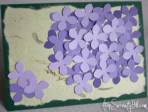 Purple Hydrangeas Card