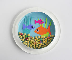 Paper Plate Aquarium