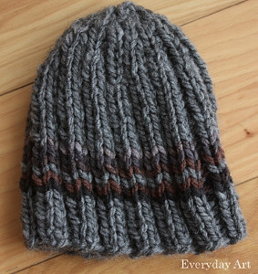 Simple mens knit hat pattern free