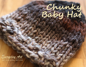 Ombre Chunky Hat