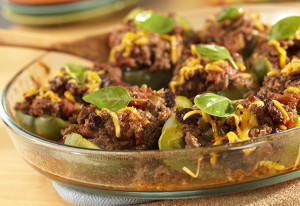 Picadillo Stuffed Pepper Casserole-image