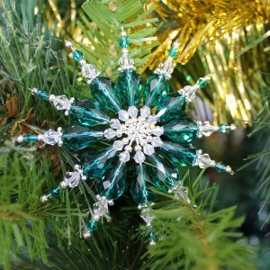 Gorgeous Beaded Star DIY Ornament