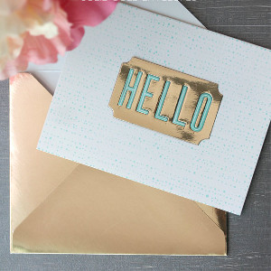 Oscar-Worthy Pure Gold DIY Envelope