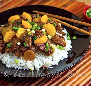 Slow Cooker Chinese Beef with Mandarin Oranges