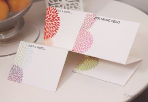 Precious Perforated Note Cards
