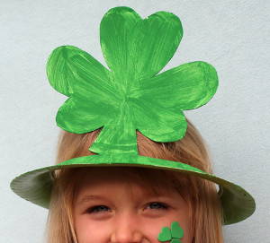 Clover Paper Hat