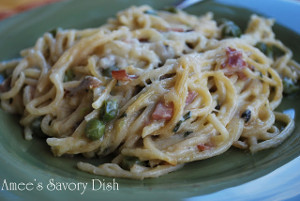 Creamy Ham and Spaghetti Casserole