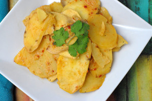 5-Ingredient Chipotle Sweet Potato Gratin