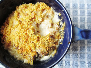 Macaroni and Cheese with Mushrooms and Garlic