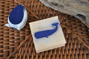 Nautical Whale Custom Stamps