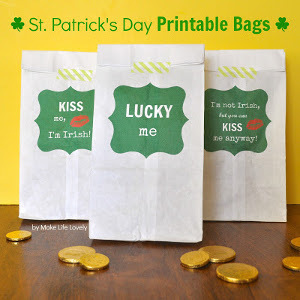 St. Patrick's Day Lunch Bag Printables