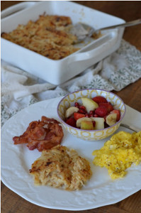 All-Natural Cheesy Hash Brown Casserole