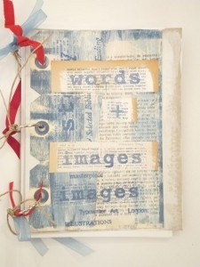Words and Images Upcycled Journal