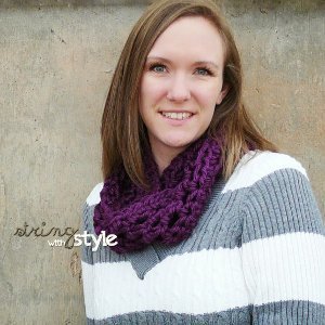 50 Minute Easy Crocheted Scarf