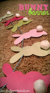 Printable Bunny Banner | AllFreeKidsCrafts.com