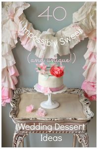 Sweet! 40 Dessert Table, Final Course, and Wedding Cake Ideas