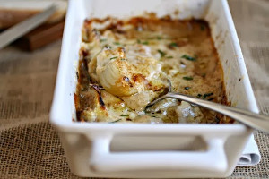 Creamy Onion Gratin