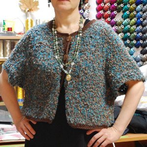 One Skein Cropped Cardigan