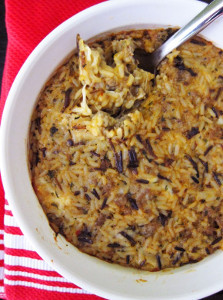 Sausage and Wild Rice Casserole