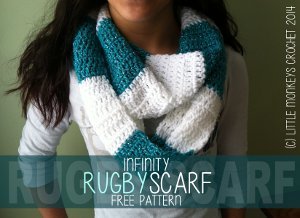 Color Blocked Crochet Scarf