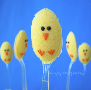 Easter Chick Sugar Spoons