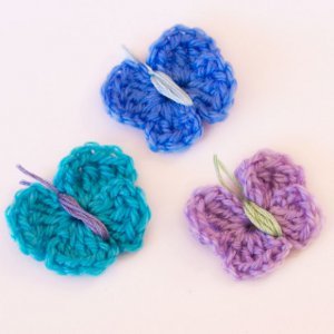 Quick and Easy Crochet Butterflies