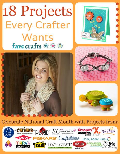 18 Projects Every Crafter Wants free eBook