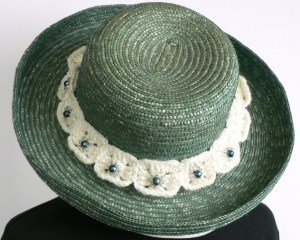 Summer Crochet Hat Band
