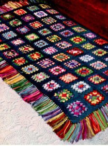 Stained Glass Window Afghan