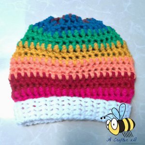 Rainbow Crochet Hat Pattern