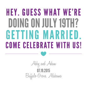 Sassy Save the Date Wording Free Template