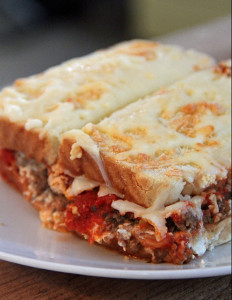 Ground Beef Sandwich Casserole