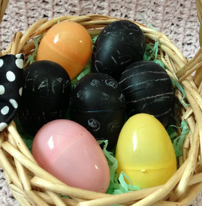 Chalkboard Easter Eggs